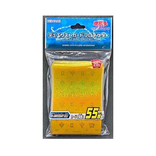 yugioh gold card sleeves Yu-Gi-Oh! Sleeve 20th Anniversary Gold