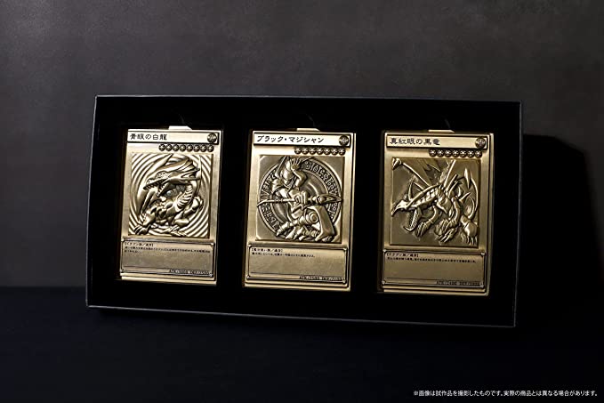 Movic Yu-Gi-Oh! Blue Eyes White Dragon - Dark Magician - Red Eyes Black Dragon  Zinc Alloy Set