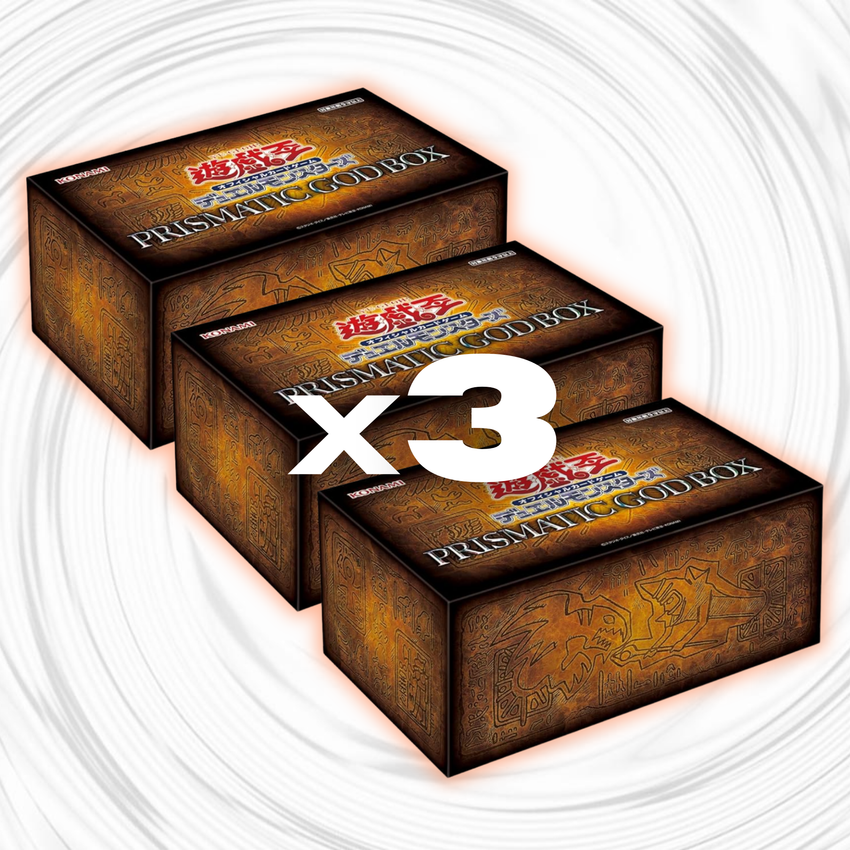Yu-Gi-Oh! OCG - Prismatic God Box Bundle x3