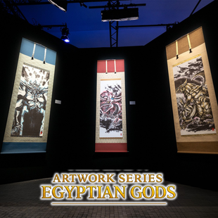 Yu-Gi-Oh! ARTWORK SERIES Mini Hanging Scrolls: Egyptian Gods