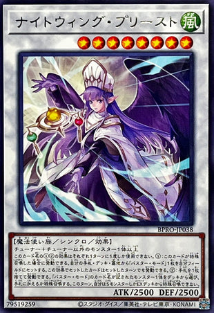 Yu-Gi-Oh! - Nightwing Priest [Rare] {BPRO-JP038} [Synchro] - BPRO-JP038