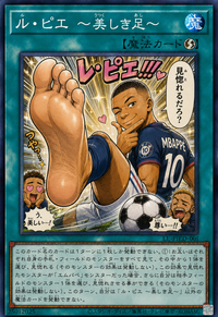 Yu-Gi-Oh! - Le Pied de MBappe [Prismatic Secret Rare] {LOCR-JP036}